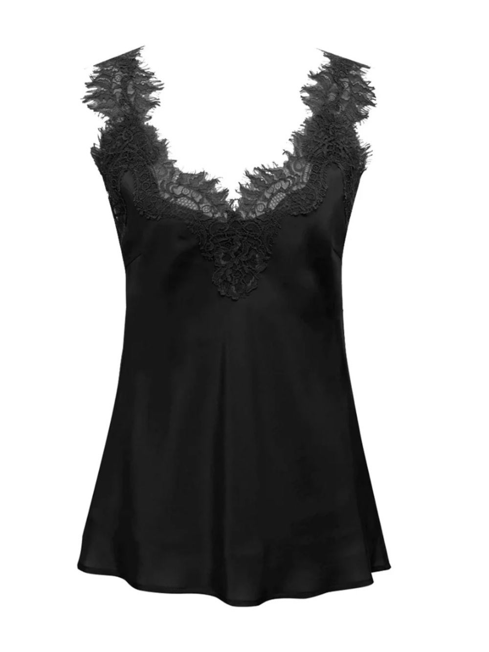 NWT Gold Hawk Black Lace Cami/Tank Top